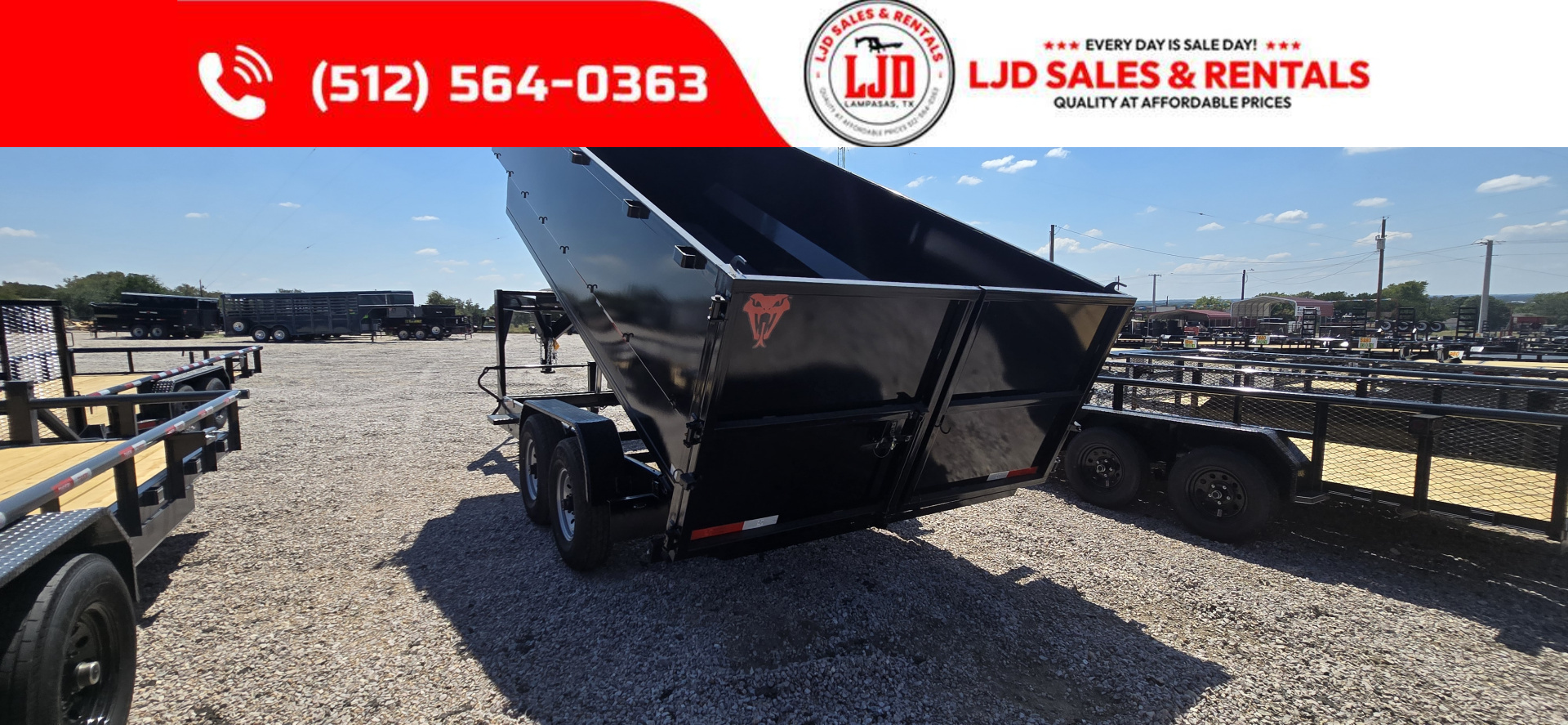 New 2026 - Texas Pride - Gooseneck Dump Trailer 16' X 4' - 16K GVWR