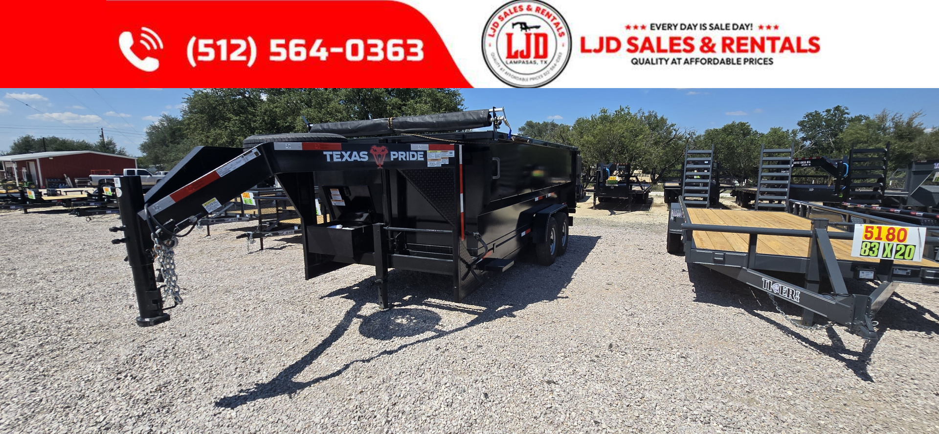 New 2026 - Texas Pride - Gooseneck Dump - 16' X 4'
