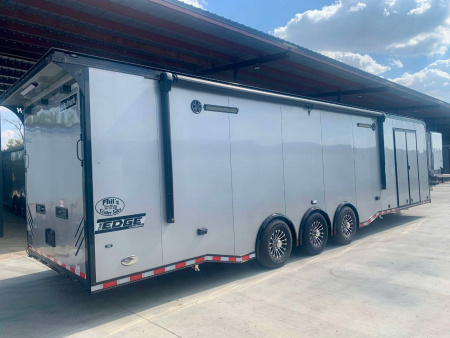 New Haulmark 34' EDGE PRO RACE TRAILER TONGUE BOX ELECTRIC AWNING AIRLINES Car / Racing Trailer