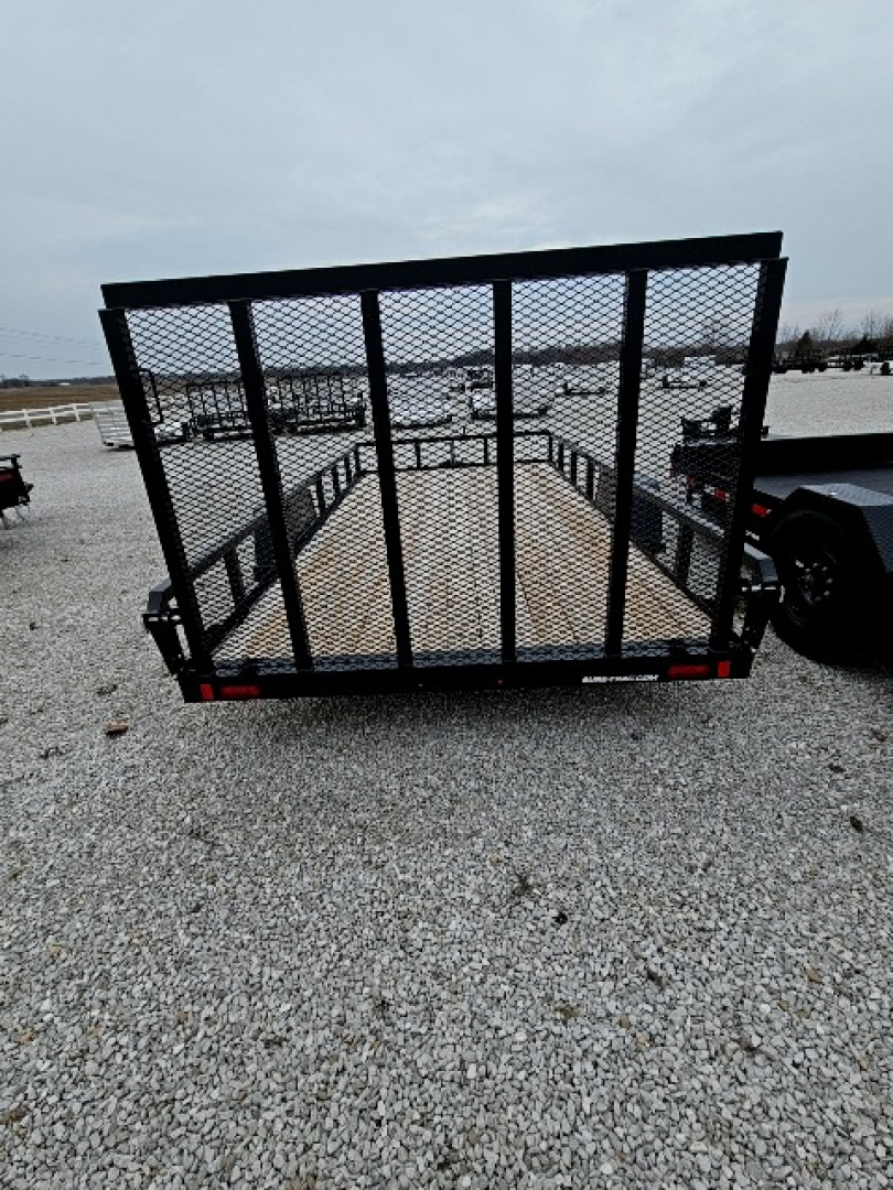 New 2025 Sure-Trac 7' x 14' 3K Idler Tube Top Utility Trailer