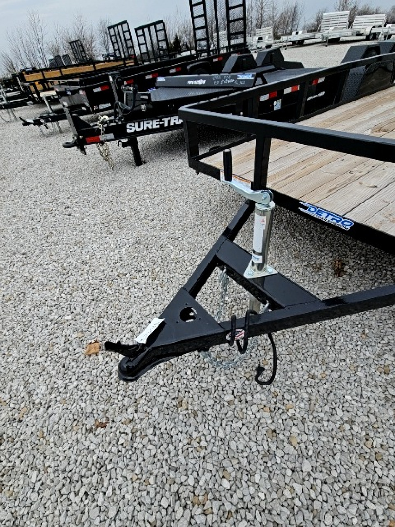 New 2025 Sure-Trac 7' x 14' 3K Idler Tube Top Utility Trailer