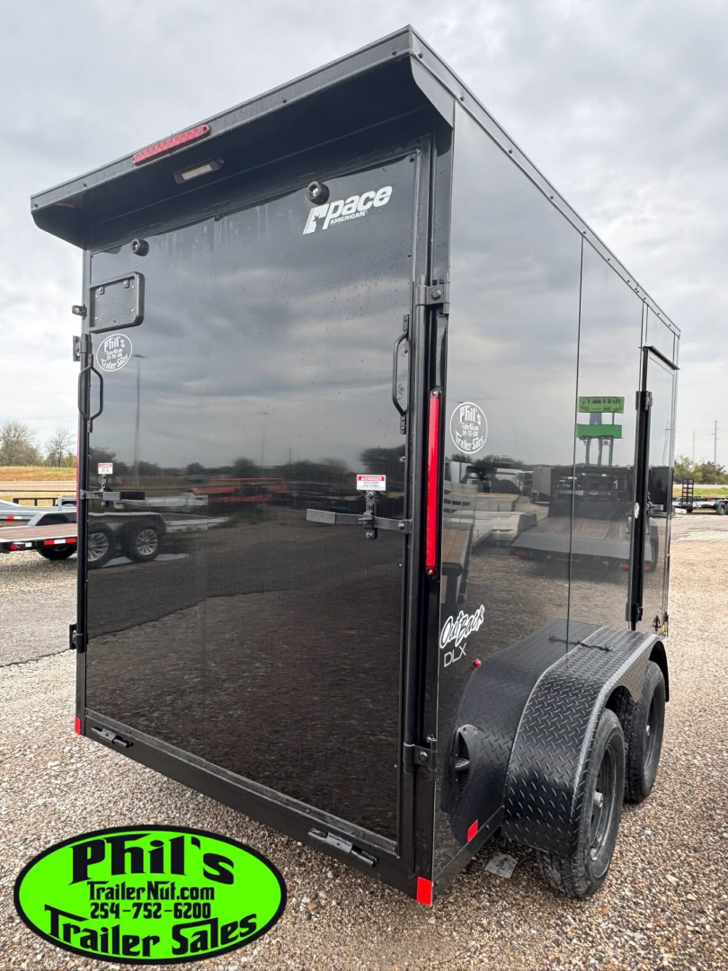 New 2026 Pace American 6X12 UPGRADED .080 EXTERIOR & REAR WING Cargo / Enclosed Trailer