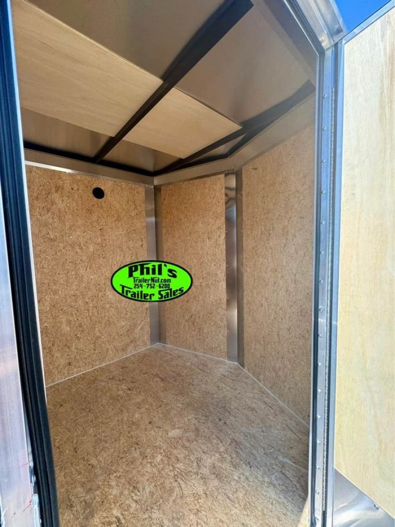 New 2026 Pace American 6X12 UPGRADED .080 EXTERIOR & REAR WING Cargo / Enclosed Trailer