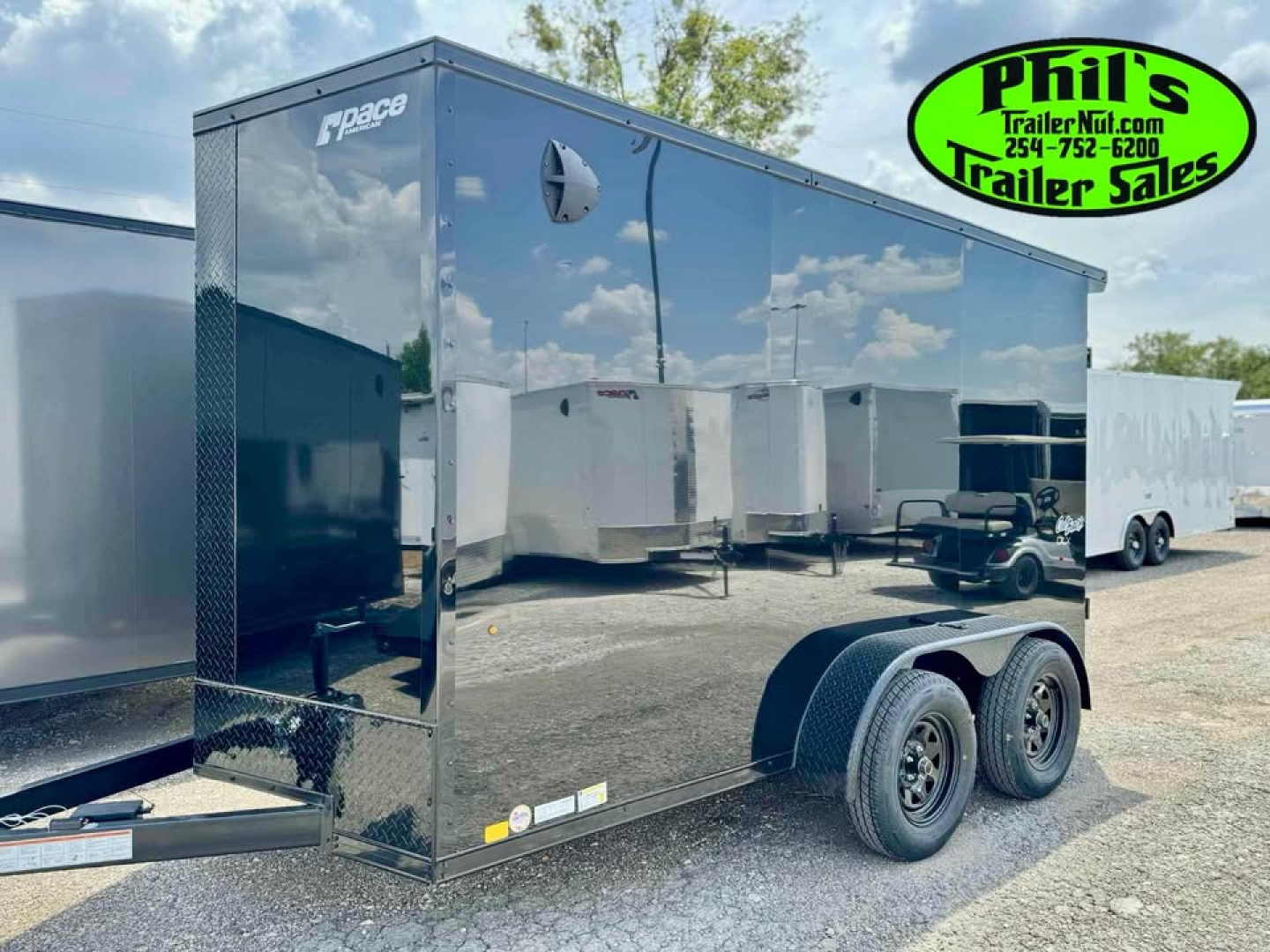 New 2026 Pace American 6X12 UPGRADED .080 EXTERIOR & REAR WING Cargo / Enclosed Trailer