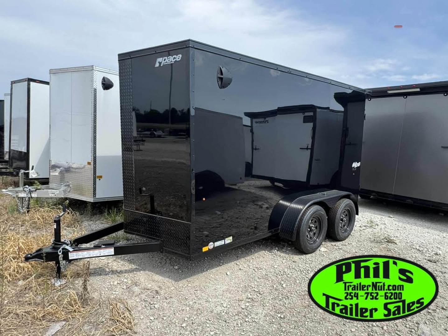 New 2026 Pace American 6X12 UPGRADED .080 EXTERIOR & REAR WING Cargo / Enclosed Trailer