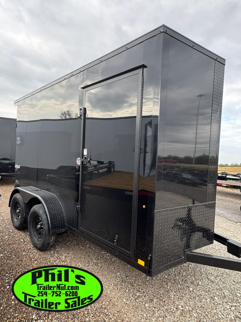 New 2026 Pace American 6X12 UPGRADED .080 EXTERIOR & REAR WING Cargo / Enclosed Trailer