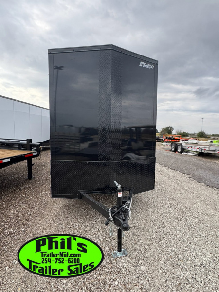 New 2026 Pace American 6X12 UPGRADED .080 EXTERIOR & REAR WING Cargo / Enclosed Trailer