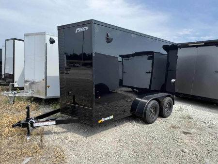 New 2026 Pace American 6X12 UPGRADED .080 EXTERIOR & REAR WING Cargo / Enclosed Trailer