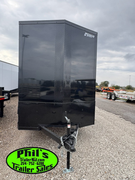 New 2026 Pace American 6X12 UPGRADED .080 EXTERIOR & REAR WING Cargo / Enclosed Trailer