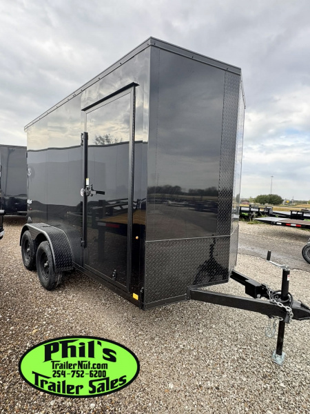 New 2026 Pace American 6X12 UPGRADED .080 EXTERIOR & REAR WING Cargo / Enclosed Trailer