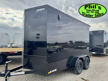New 2026 Pace American 6X12 UPGRADED .080 EXTERIOR & REAR WING Cargo / Enclosed Trailer