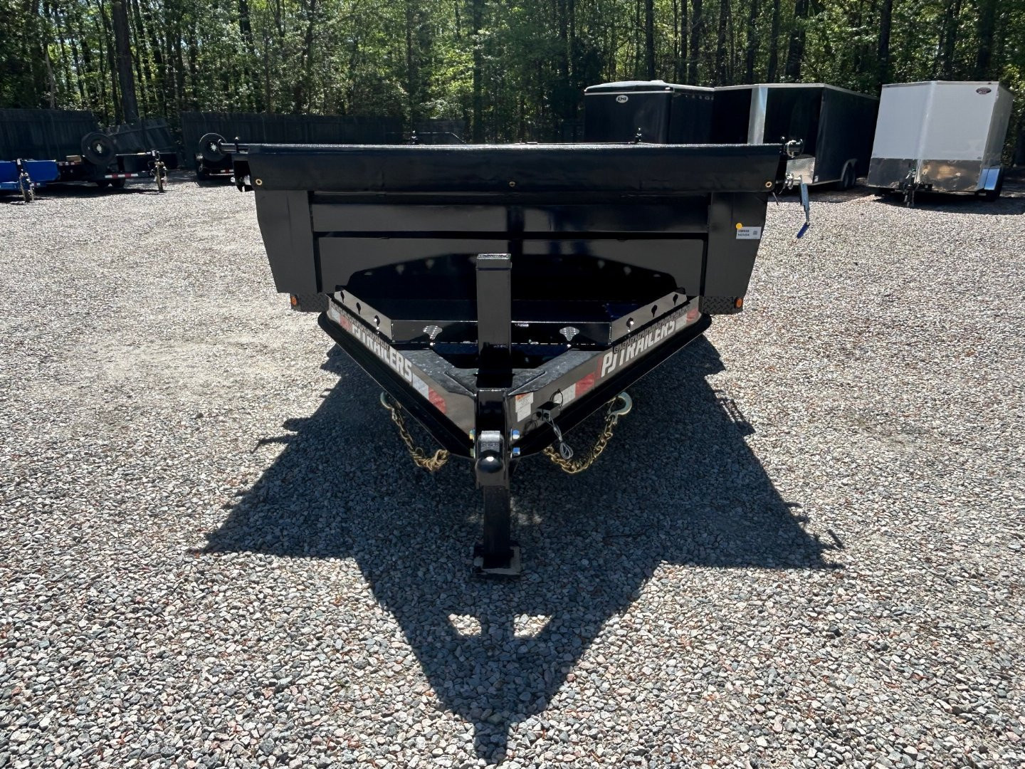 New 2026 PJ Trailers 7X14 DL 14K Dump Trailer w/ Hydraulic Jack