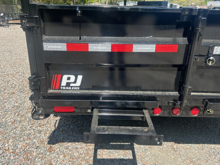 New 2026 PJ Trailers 7X14 DL 14K Dump Trailer w/ Hydraulic Jack