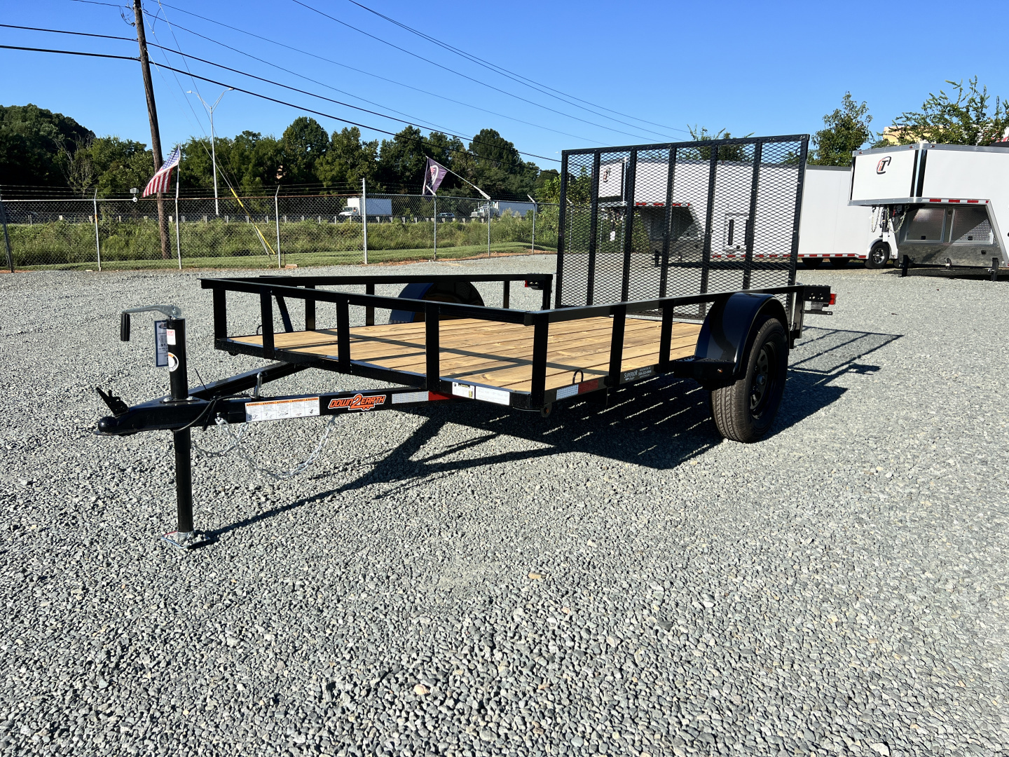 New 2026 Down 2 Earth Trailers 6x10 w/ Gate Utility Trailer