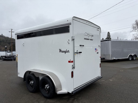 New 2 HORSE SLANT 2026 Thuro-Bilt Wrangler 2H TRAILER