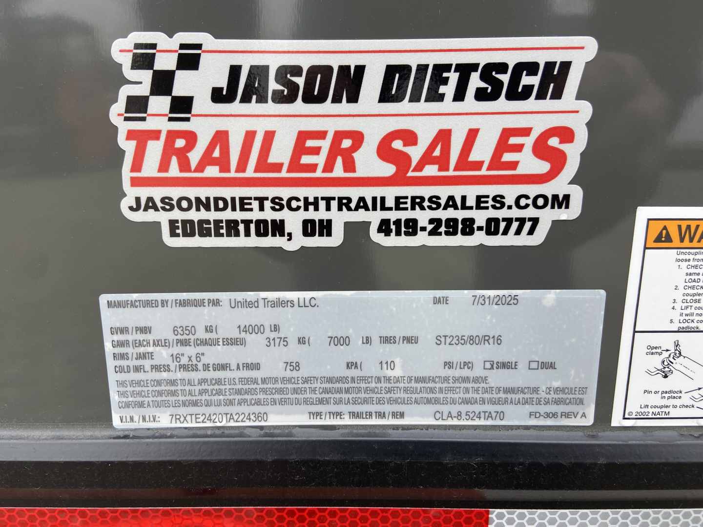 New 2026 United CLA 24'