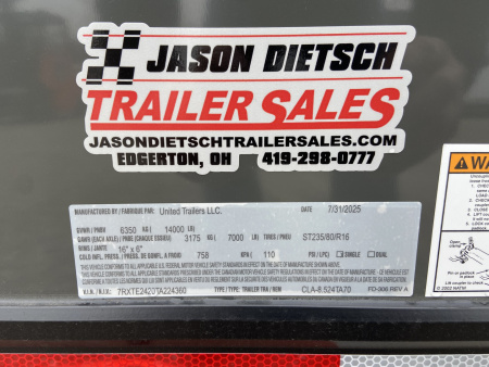 New 2026 United CLA 24'