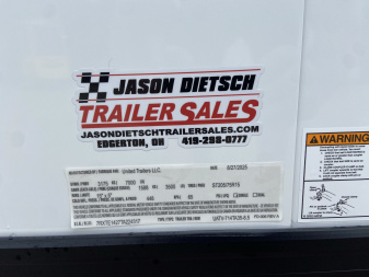 New 2026 United Trailers UATV 14'