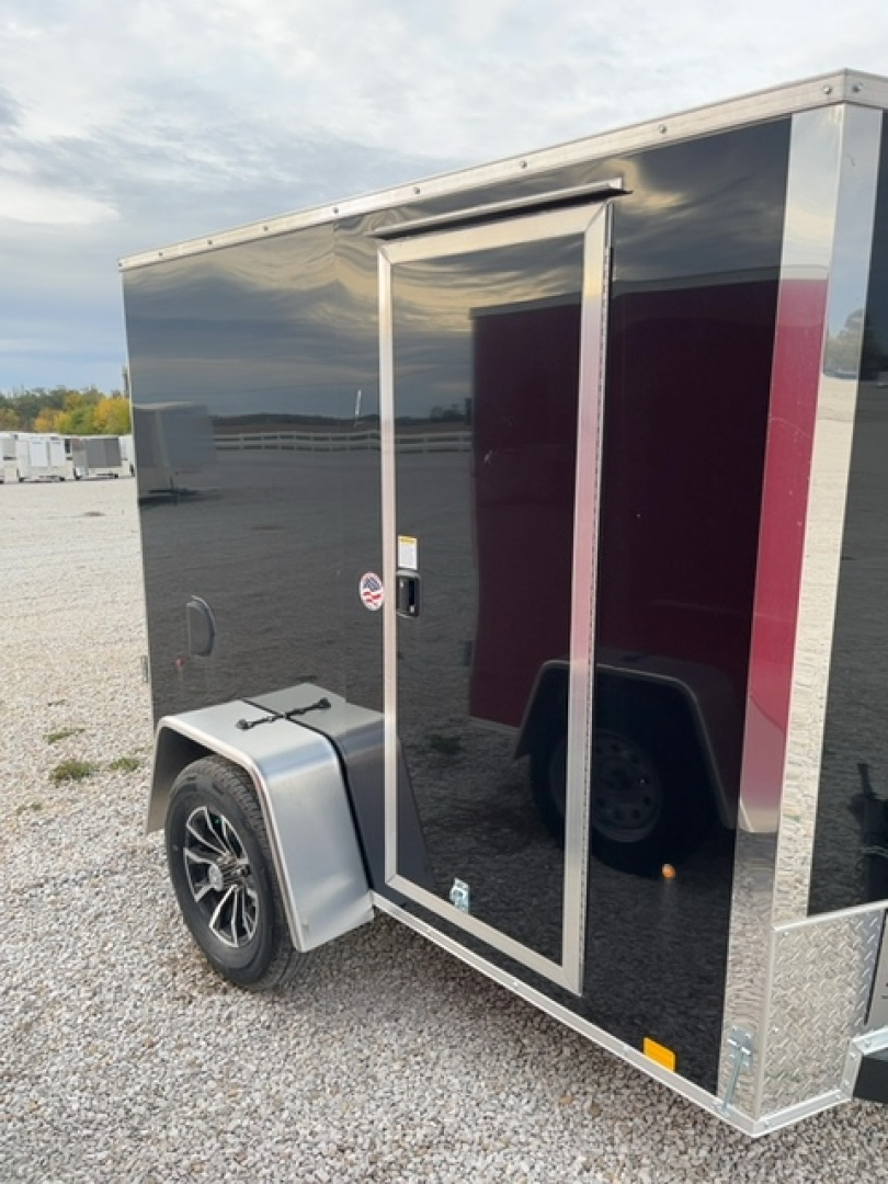 New 2026 Cargo Express EX DLX 5' x 8' 3K Idler Ramp Door Cargo / Enclosed Trailer