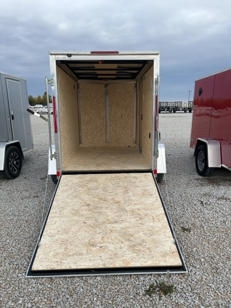 New 2026 Cargo Express EX DLX 5' x 8' 3K Idler Ramp Door Cargo / Enclosed Trailer