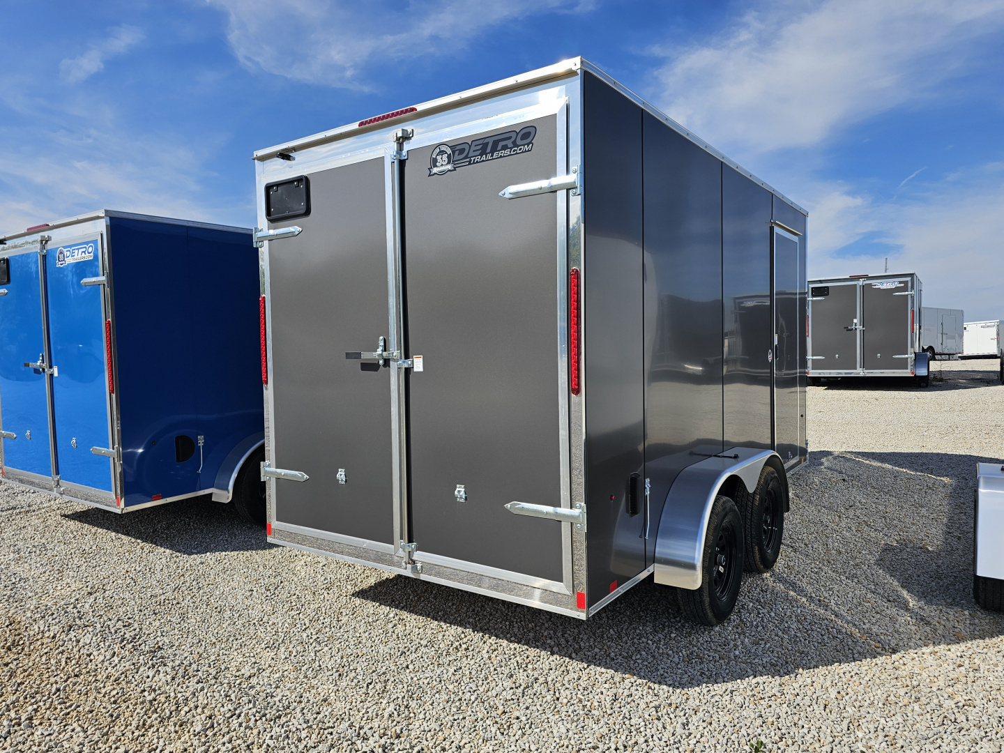 New 2026 Cargo Express EX DLX 7 x 14 7K Double Rear Door Cargo / Enclosed Trailer
