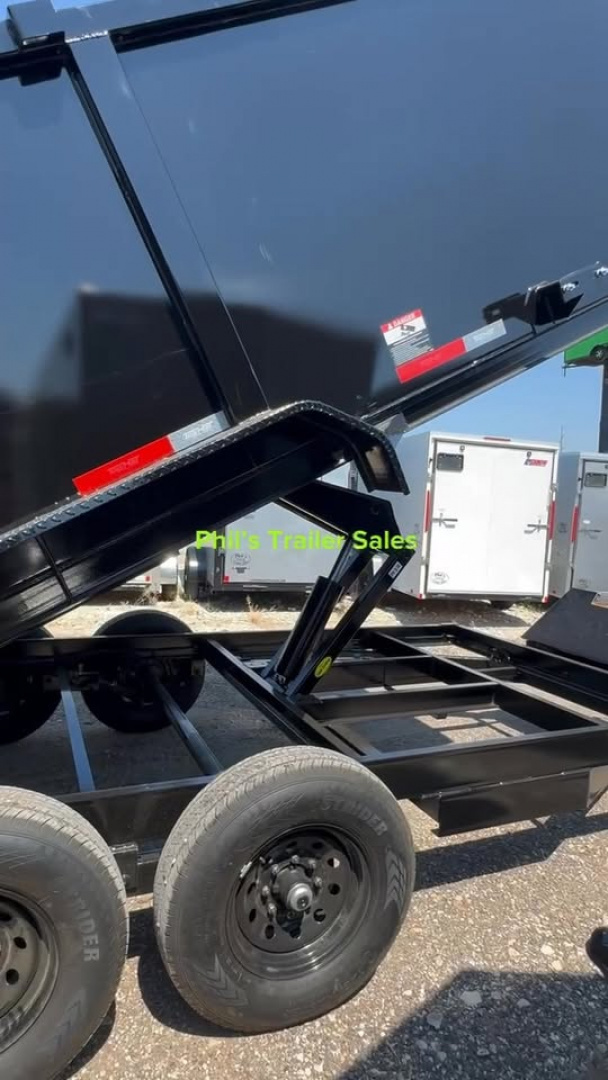 New 2026 Top Hat Trailers 14' DUMP TRAILER WITH 4' SIDES EQUIPMENT TRAILER Dump Trailer