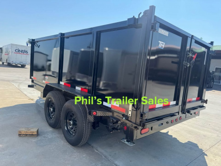 New 2026 Top Hat Trailers 14' DUMP TRAILER WITH 4' SIDES EQUIPMENT TRAILER Dump Trailer