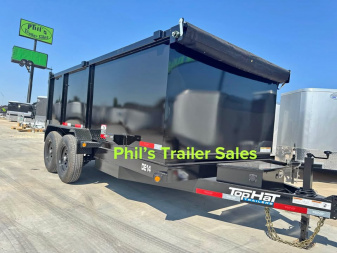 New 2026 Top Hat 83X14 DUMP TRAILER WITH 4' SIDES EQUIPMENT TRAILER Dump Trailer