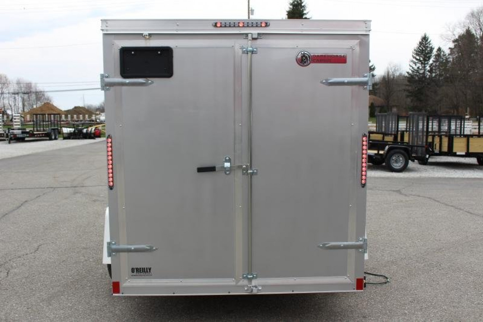 New 2026 Darkhorse Cargo 6' x 10' Enclosed Trailer - Double Rear Door - 6' Interior Height - 2990# GVW
