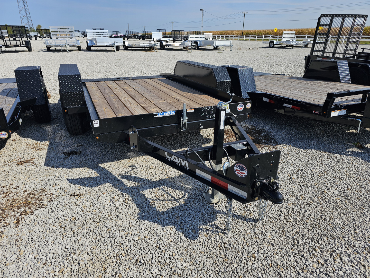 New 2025 CAM SUPERLINE 5CAM612FTT 6 x 12 11K Tilt Trailer