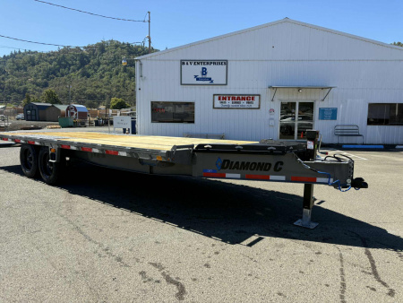 New DECKOVER 2026 Diamond C DET207 FULL TILT CEMENT GRAY BLUETOOTH TRAILER 18PLY TIRES