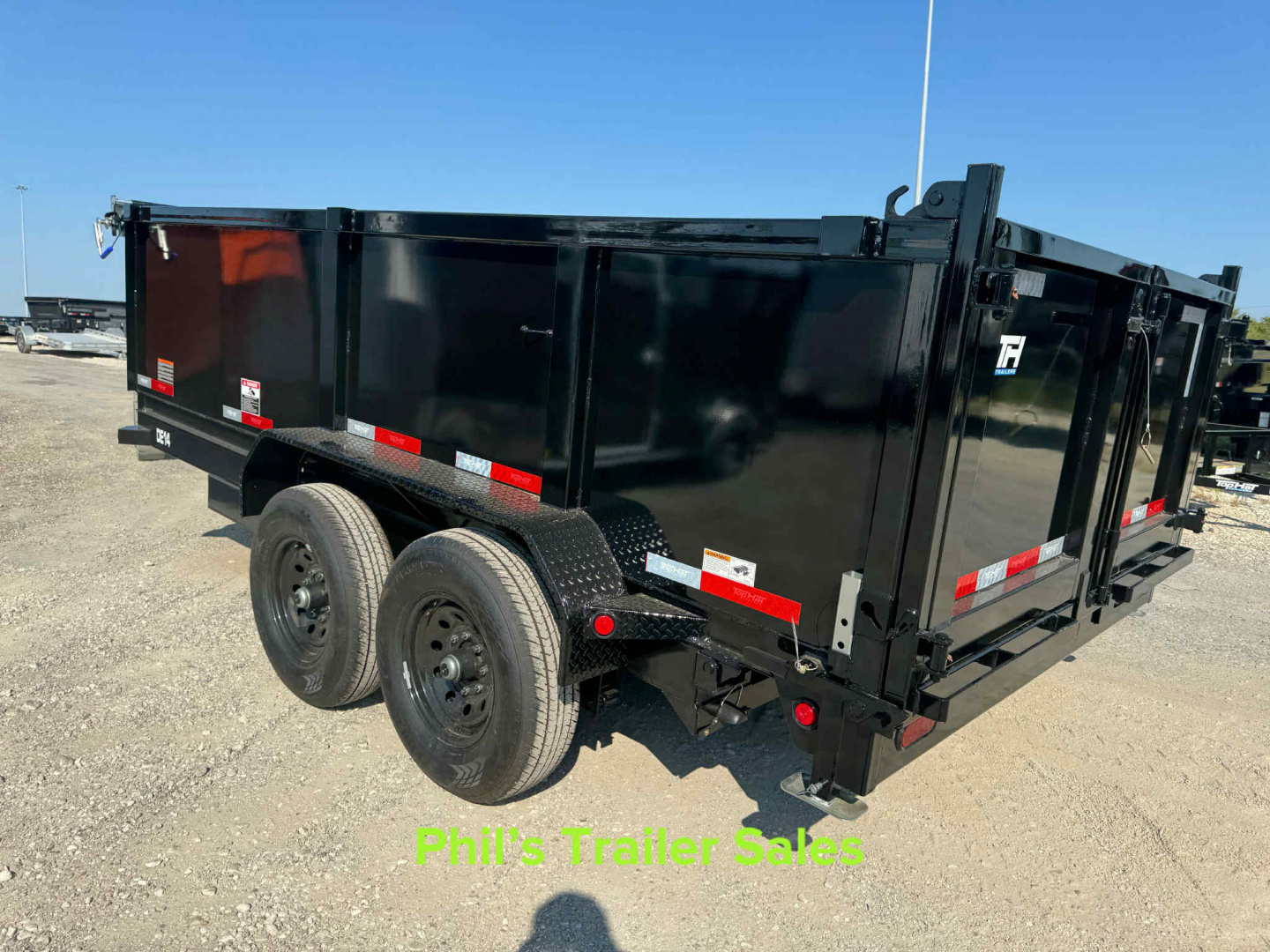 New 2026 Top Hat 14' DUMP TRAILER WITH 3' SIDES EQUIPMENT TRAILER Dump Trailer