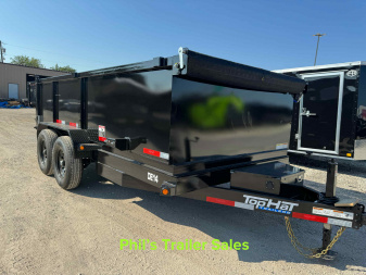 New 2026 Top Hat 14' DUMP TRAILER WITH 3' SIDES EQUIPMENT TRAILER Dump Trailer
