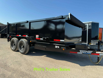 New 2026 Top Hat 14' DUMP TRAILER WITH 3' SIDES EQUIPMENT TRAILER Dump Trailer