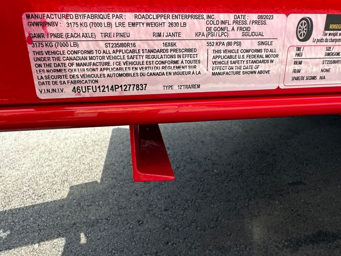 New 2023 Diamond C Trailers DSA Equipment Trailer