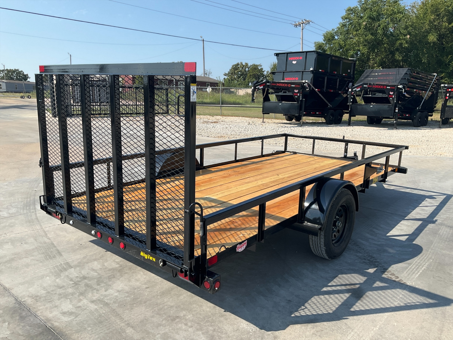 New 2026 Big Tex 77"x14' BP Single Axle Utility Trailer – 35SA