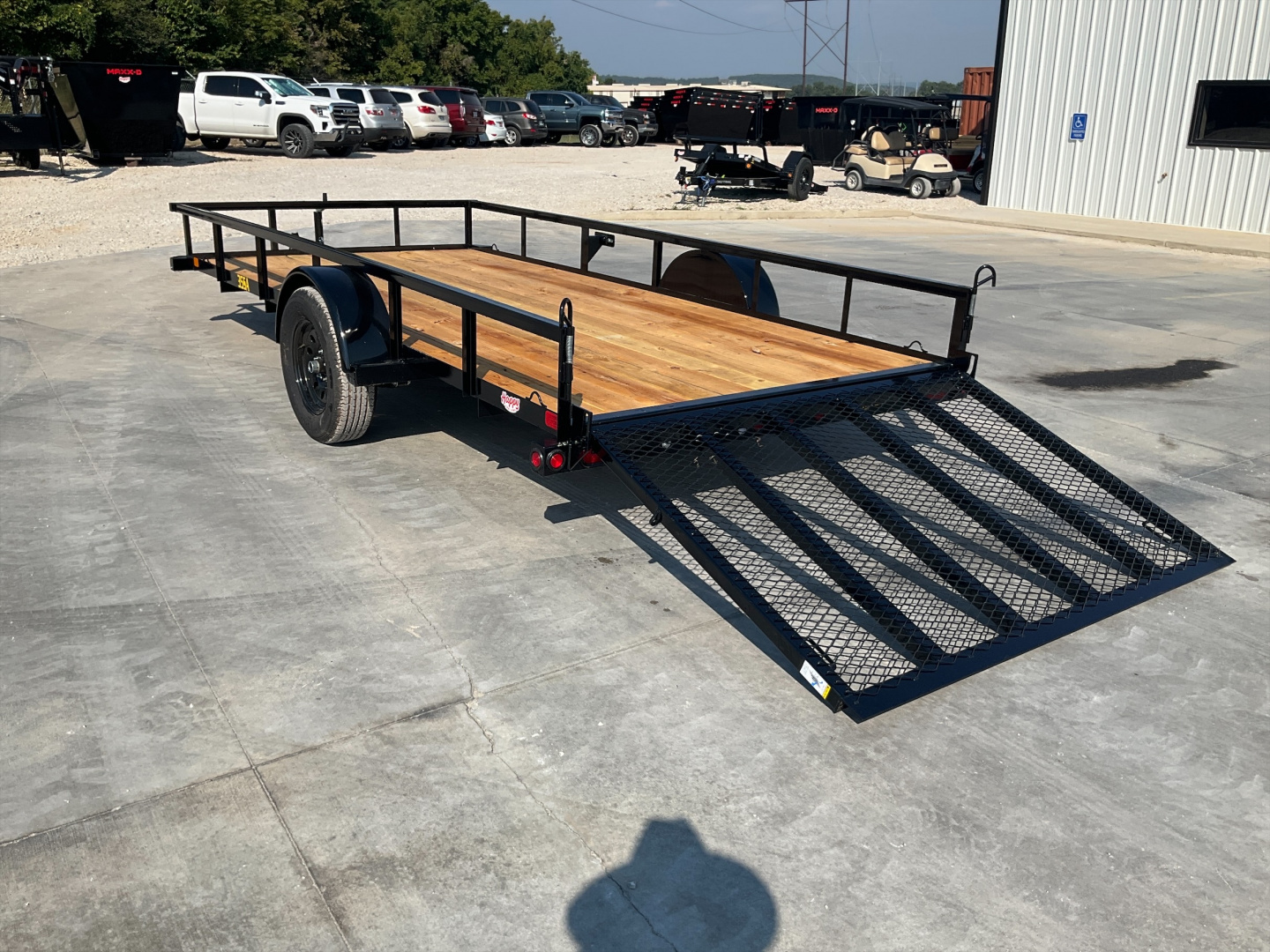 New 2026 Big Tex 77"x14' BP Single Axle Utility Trailer – 35SA