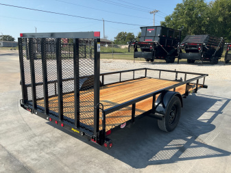 New 2026 Big Tex 77"x14' BP Single Axle Utility Trailer – 35SA