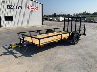 New 2026 Big Tex 77"x14' BP Single Axle Utility Trailer – 35SA