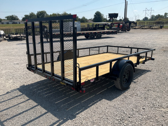 New 2026 Big Tex 77"x12' BP Single Axle Utility Trailer – 35SA