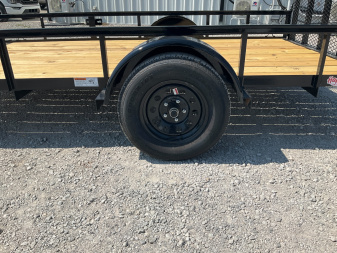 New 2026 Big Tex 77"x12' BP Single Axle Utility Trailer – 35SA
