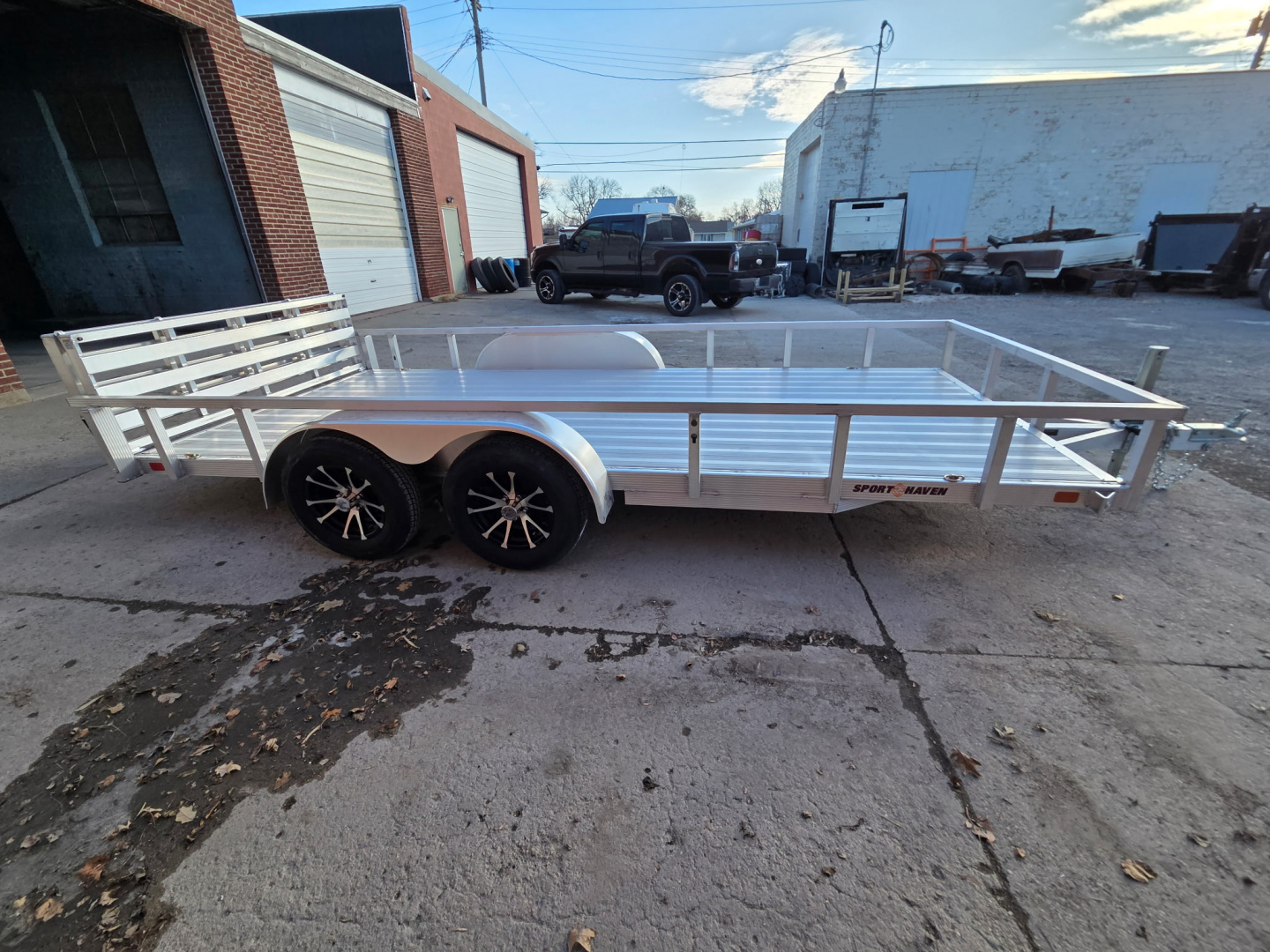 New 2026 Sport Haven AUT716TD 83x16 Utility Trailer