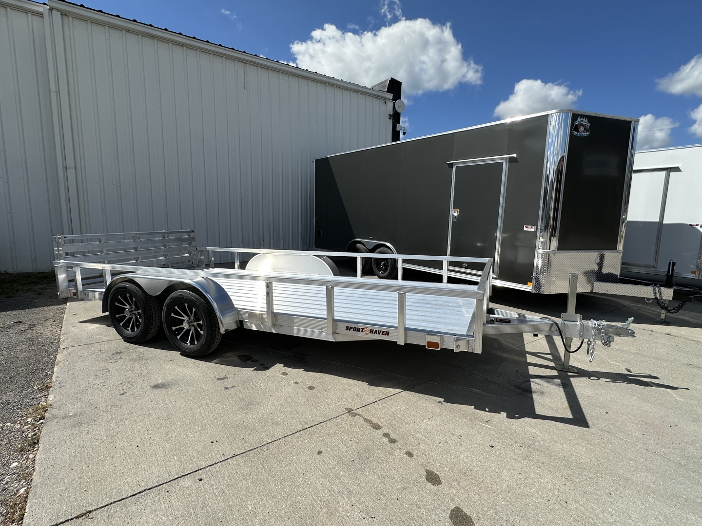New 2026 Sport Haven AUT716TD-F 83x16 Utility Trailer