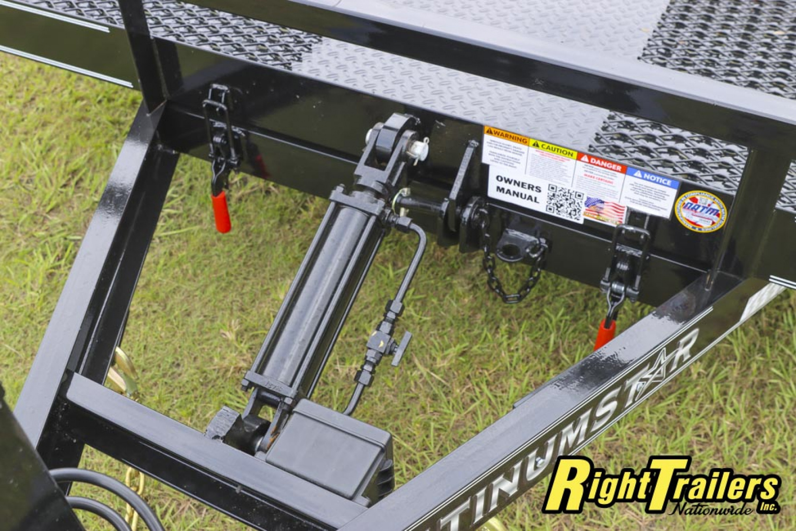 Used 2025 6.8X10 DP Platinum Star SCISSOR LIFT Tilt Trailer