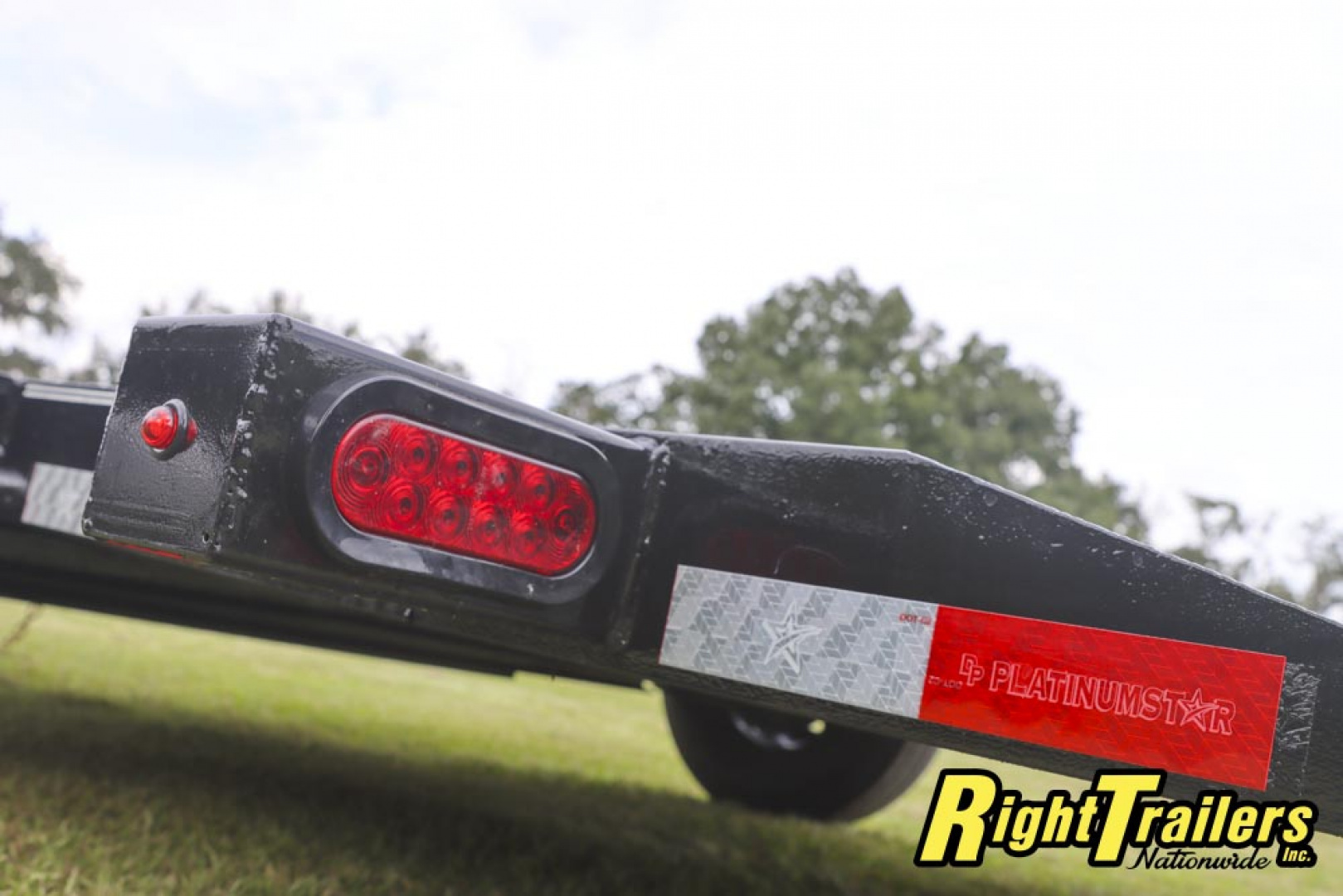 Used 2025 6.8X10 DP Platinum Star SCISSOR LIFT Tilt Trailer