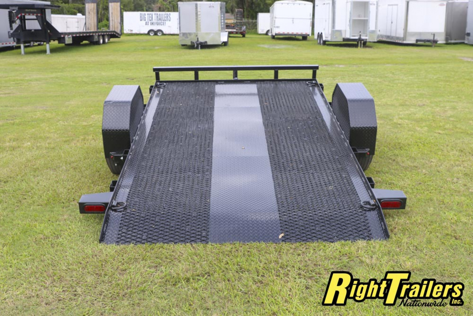 Used 2025 6.8X10 DP Platinum Star SCISSOR LIFT Tilt Trailer