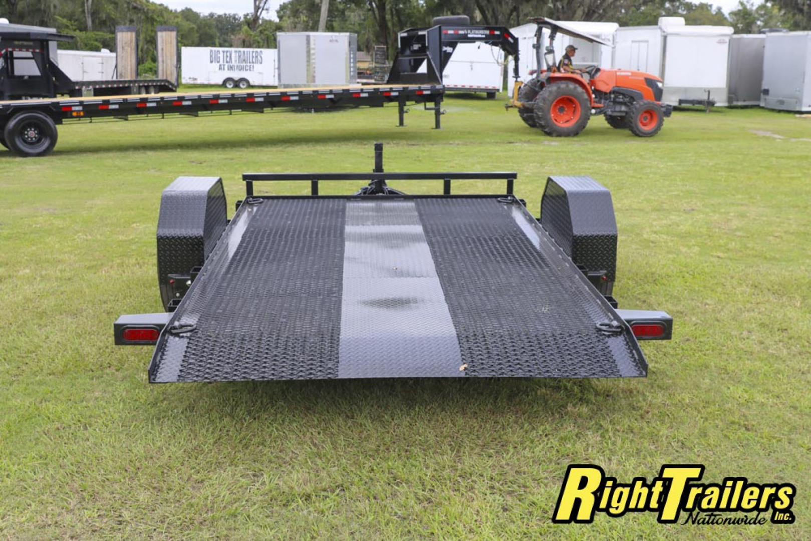 Used 2025 6.8X10 DP Platinum Star SCISSOR LIFT Tilt Trailer