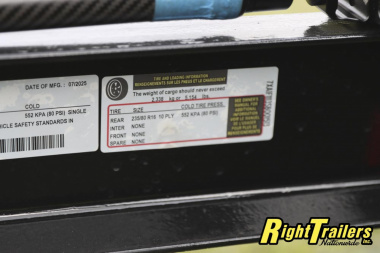 Used 2025 6.8X10 DP Platinum Star SCISSOR LIFT Tilt Trailer