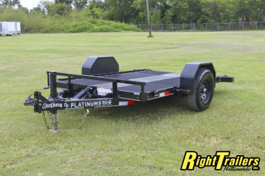 Used 2025 6.8X10 DP Platinum Star SCISSOR LIFT Tilt Trailer