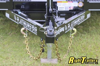 Used 2025 6.8X10 DP Platinum Star SCISSOR LIFT Tilt Trailer